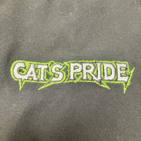 VINTAGE 90s Arctic Cat Racing Snowmobile Pullover Jacket Size XL Black Lined - Picture 5 of 11